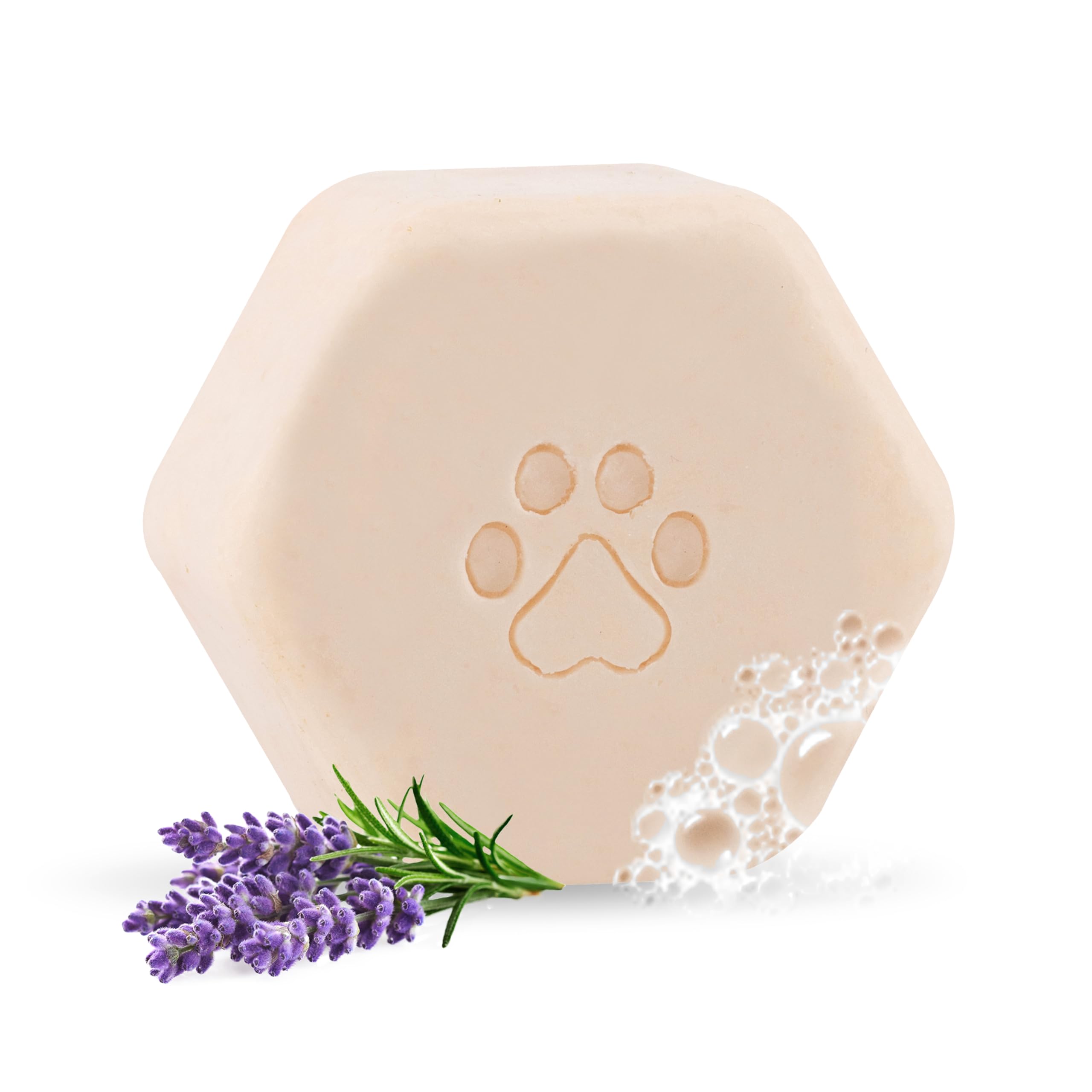 Natural Dog Shampoo Bar Lavender & Vanilla | Colloidal Oatmeal for Sensitive Skin