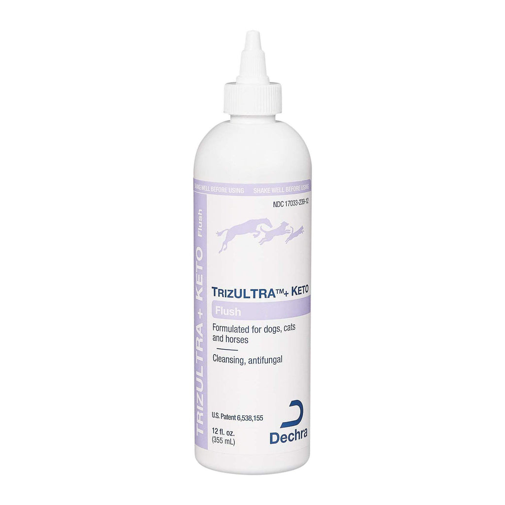 DechraTopical TrizULTRA + Keto Flush for Dogs Cats & Horses (12oz) Basic pack